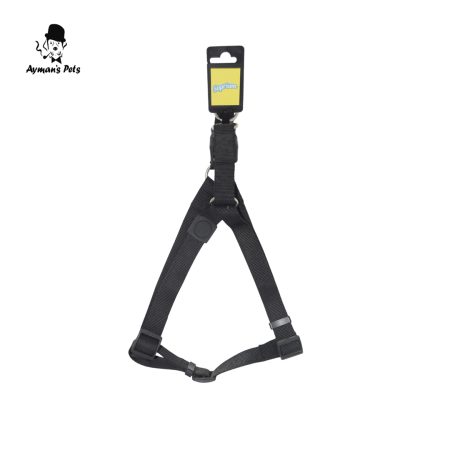 Comfortable Black Dog Harness by Suprtum - Easy to Control & Walk Your Dog