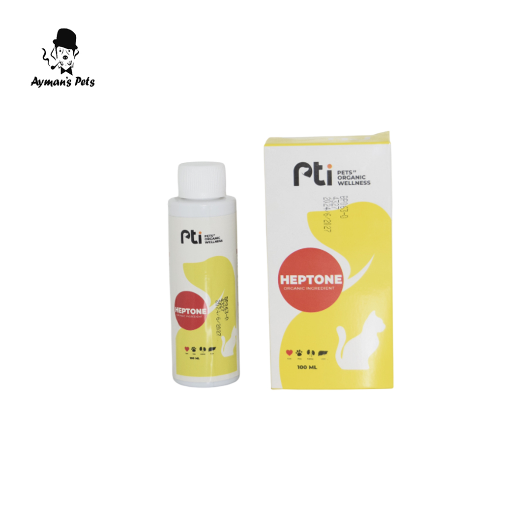 PTI Heptone Organic Liver Supplement for Dogs & Cats (100ml) - Supports Detox & Health PTI Heptone Organic Liver Supplement for Dogs & Cats (100ml) - Supports Detox & Health