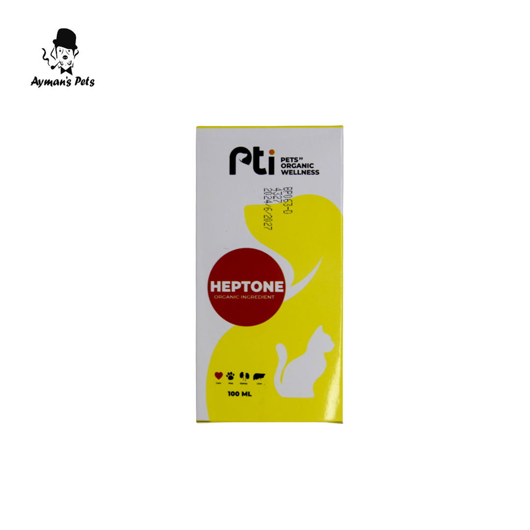 PTI Heptone Organic Liver Supplement for Dogs & Cats (100ml) - Supports Detox & Health PTI Heptone Organic Liver Supplement for Dogs & Cats (100ml) - Supports Detox & Health