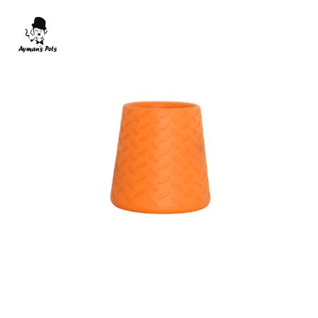 Cute orange Dog Paw Protectors - Non-Slip Silicone Boots