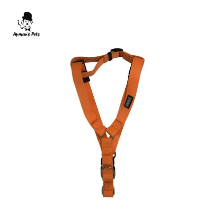 Comfortable Orange Dog Harness by Suprtum - Easy to Control & Walk Your Dog