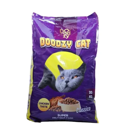 DOODZY CLASSICO Dry Cat Food Chicken Flavor 20kg Bag