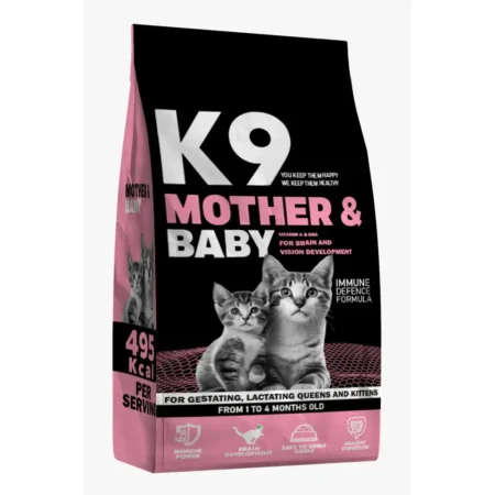 K9 Cats Mother & Babycat Dry Food Bag - Pregnancy and First Growth Stage