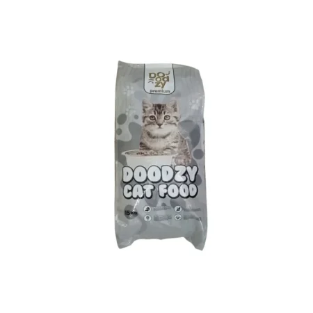 DOODZY Premium Dry Cat Food Bag – Chicken Flavor with No Color Additives