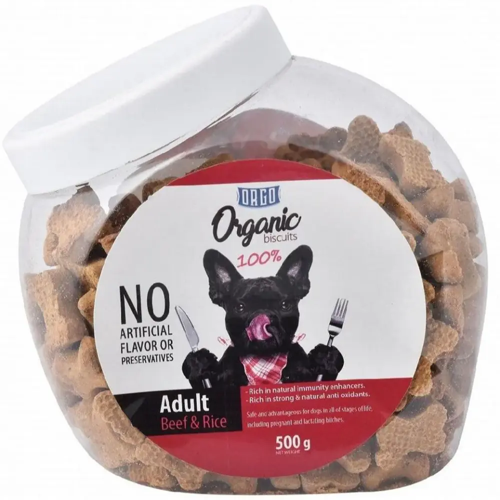Orgo Puppy Biscuits Bag - Healthy Growth Training Reward Orgo Puppy Biscuits Bag - Healthy Growth Training Reward