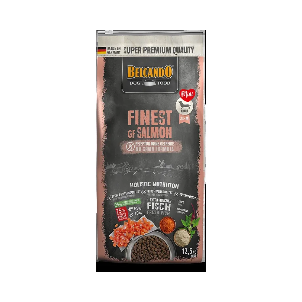 Belcando-Finest-GF-Salmon-12.5kg-Mini-Small-Breed-Dog-Food Belcando-Finest-GF-Salmon-12.5kg-Mini-Small-Breed-Dog-Food