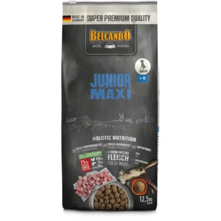 Belcando Junior Maxi 12.5kg Large Breed Dog Food Bag.