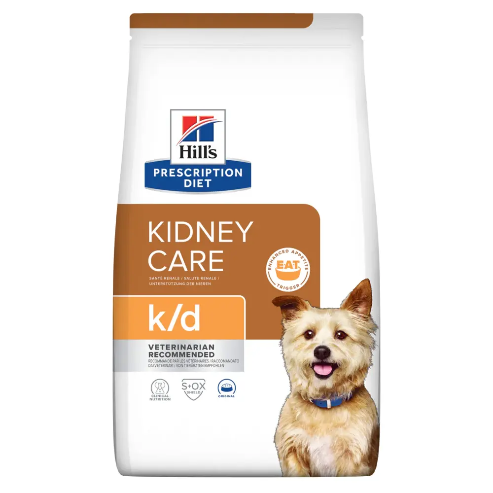 Hill's Prescription Diet k/d with Chicken Dry Dog Food - Renal Kidney Support Hill's Prescription Diet k/d with Chicken Dry Dog Food - Renal Kidney Support