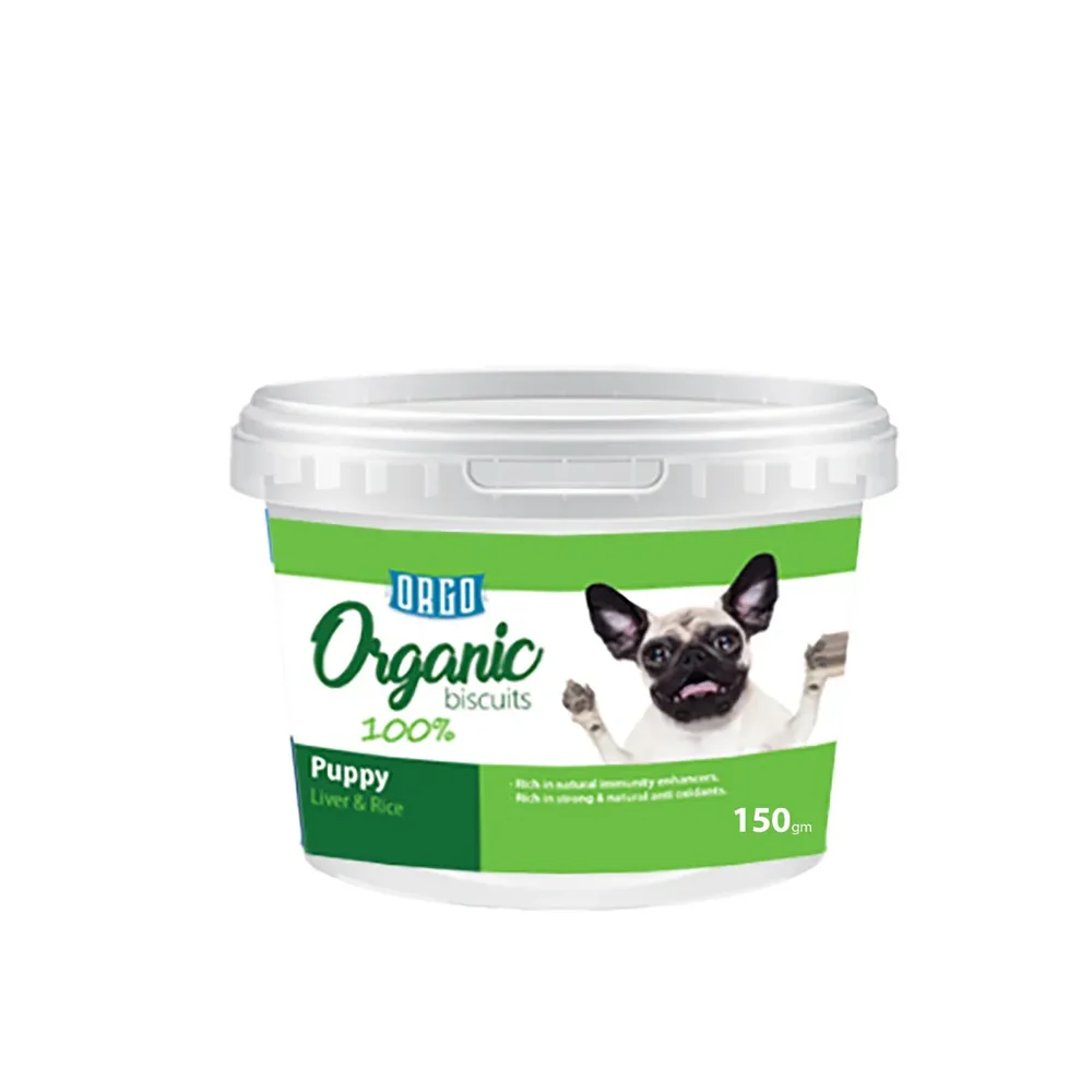 Orgo Puppy Biscuits Bag - Healthy Growth Training Reward Orgo Puppy Biscuits Bag - Healthy Growth Training Reward
