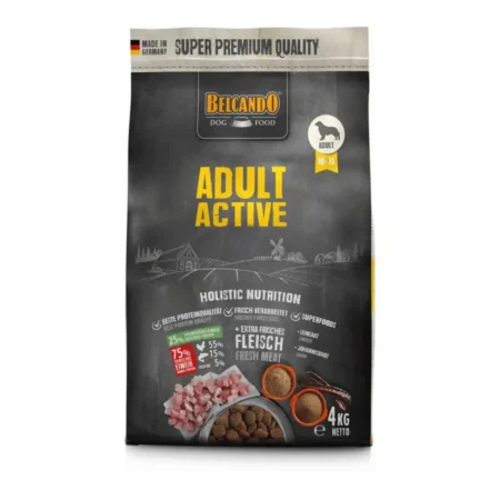 Belcando-Adult-Active 4kg-high-energy-dry-dog-food-M-XL