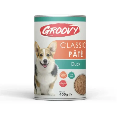Groovy Classic Dog Pate Can - Duck Flavor 400g
