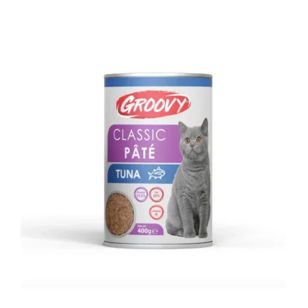 Groovy Classic Pate Adult Cat Wet Food Can - Tuna Flavor 400g