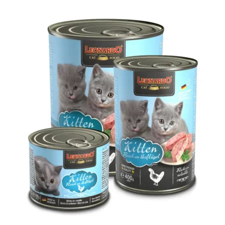 Leonardo-Kitten-Rich-in-Poultry-wet-food-can-feeding-guide