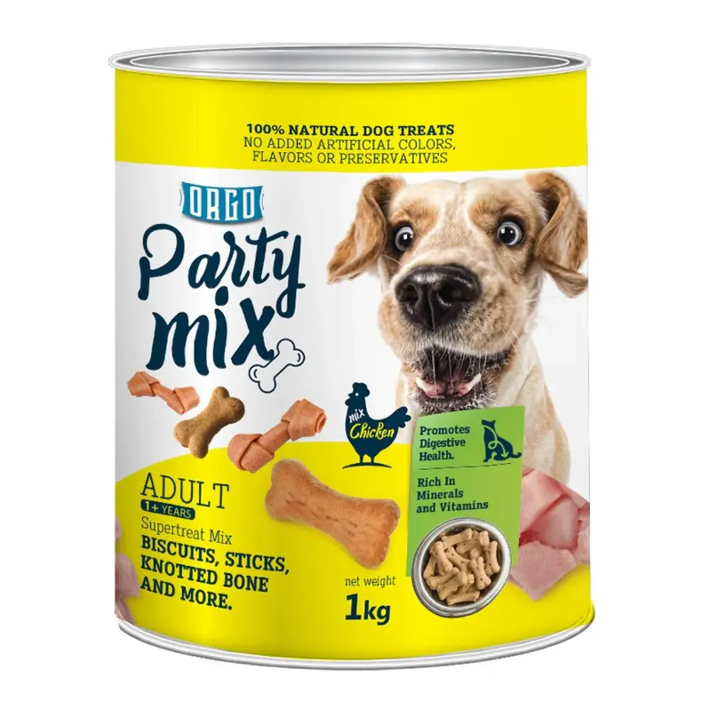 Orgo Party Mix Chicken 1kg Dog Treats Pack Orgo Party Mix Chicken 1kg Dog Treats Pack