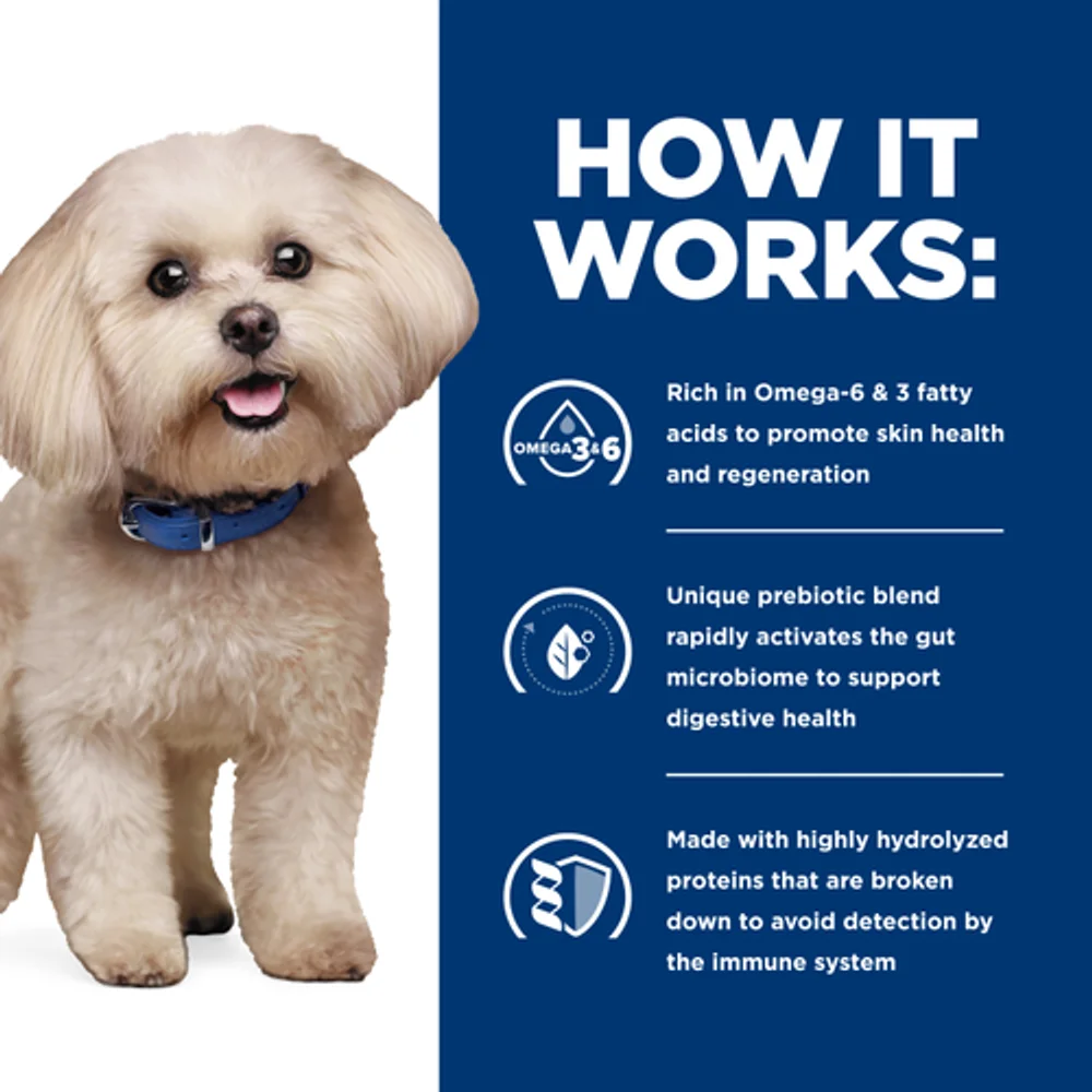 Hill's Prescription Diet z/d Small Bites Hydrolyzed Chicken Flavor Dry Dog Food Bag Hill's Prescription Diet z/d Small Bites Hydrolyzed Chicken Flavor Dry Dog Food Bag