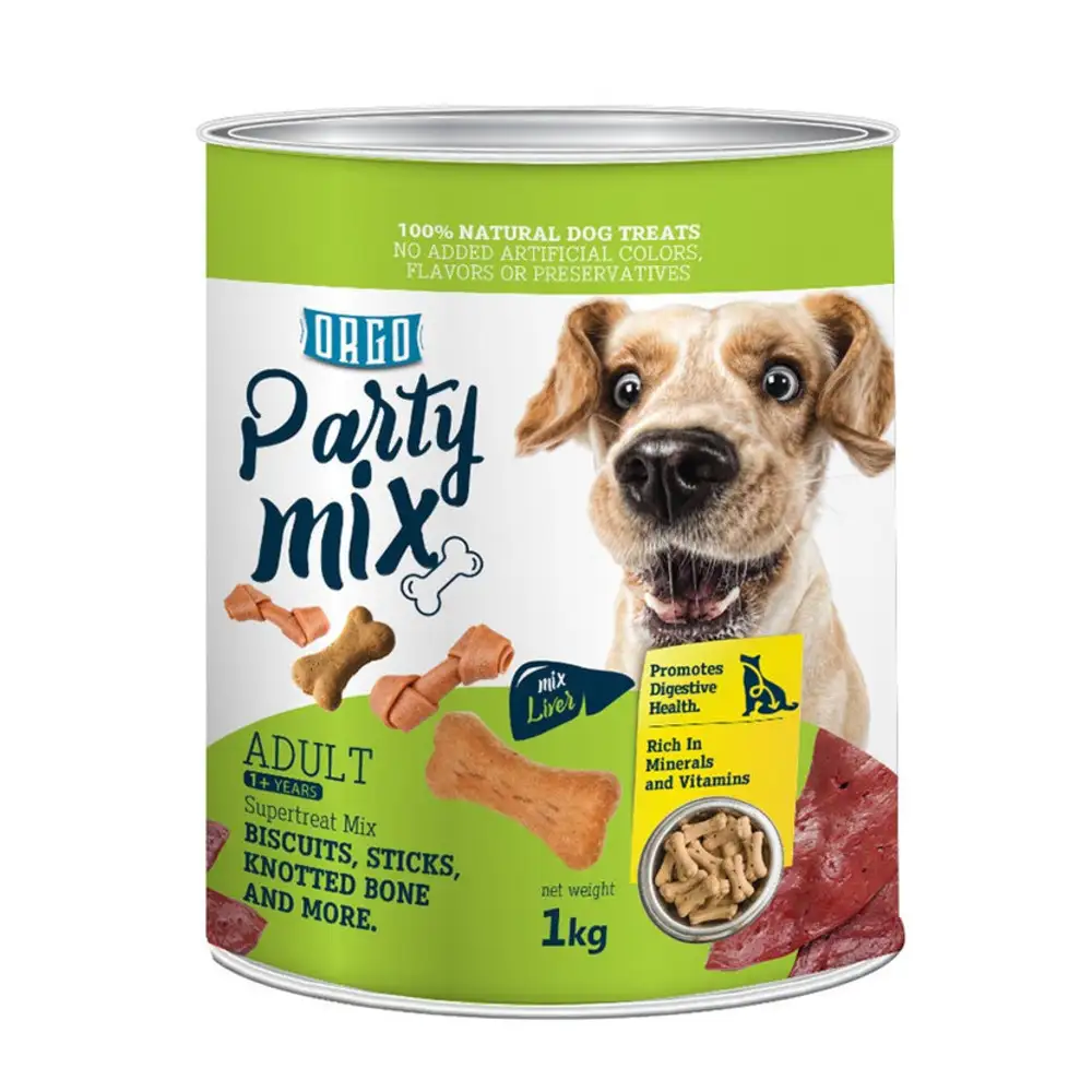 Orgo Party Mix liver 1kg Dog Treats Pack Orgo Party Mix liver 1kg Dog Treats Pack
