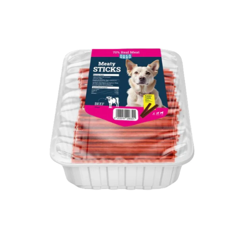 Orgo Dental Meaty beef Sticks Dog Treats - Healthy Oral Care Reward Orgo Dental Meaty beef Sticks Dog Treats - Healthy Oral Care Reward