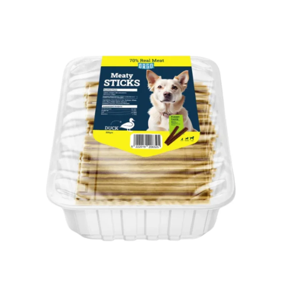 Orgo Dental Meaty Duck Sticks Dog Treats - Healthy Oral Care Reward Orgo Dental Meaty Duck Sticks Dog Treats - Healthy Oral Care Reward