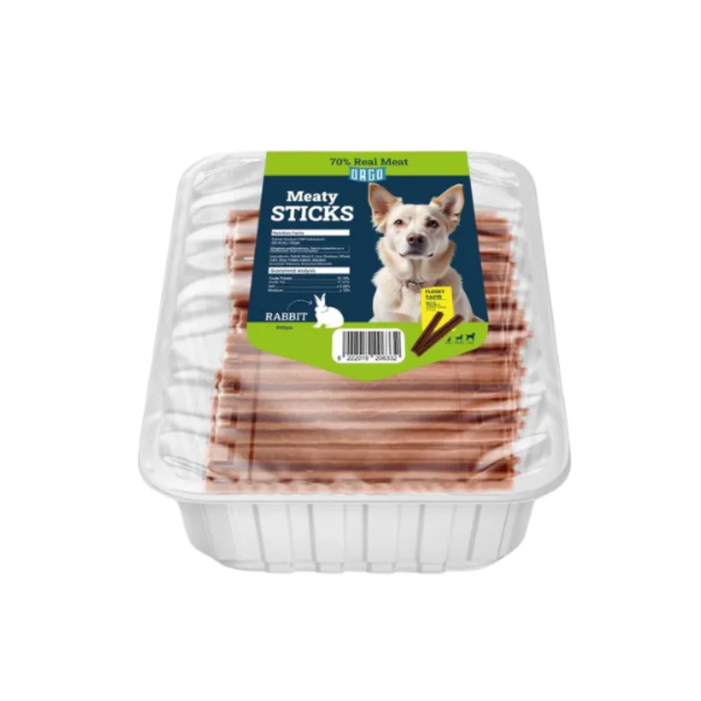 Orgo Dental Meaty Rabbit Sticks Dog Treats - Healthy Oral Care Reward Orgo Dental Meaty Rabbit Sticks Dog Treats - Healthy Oral Care Reward